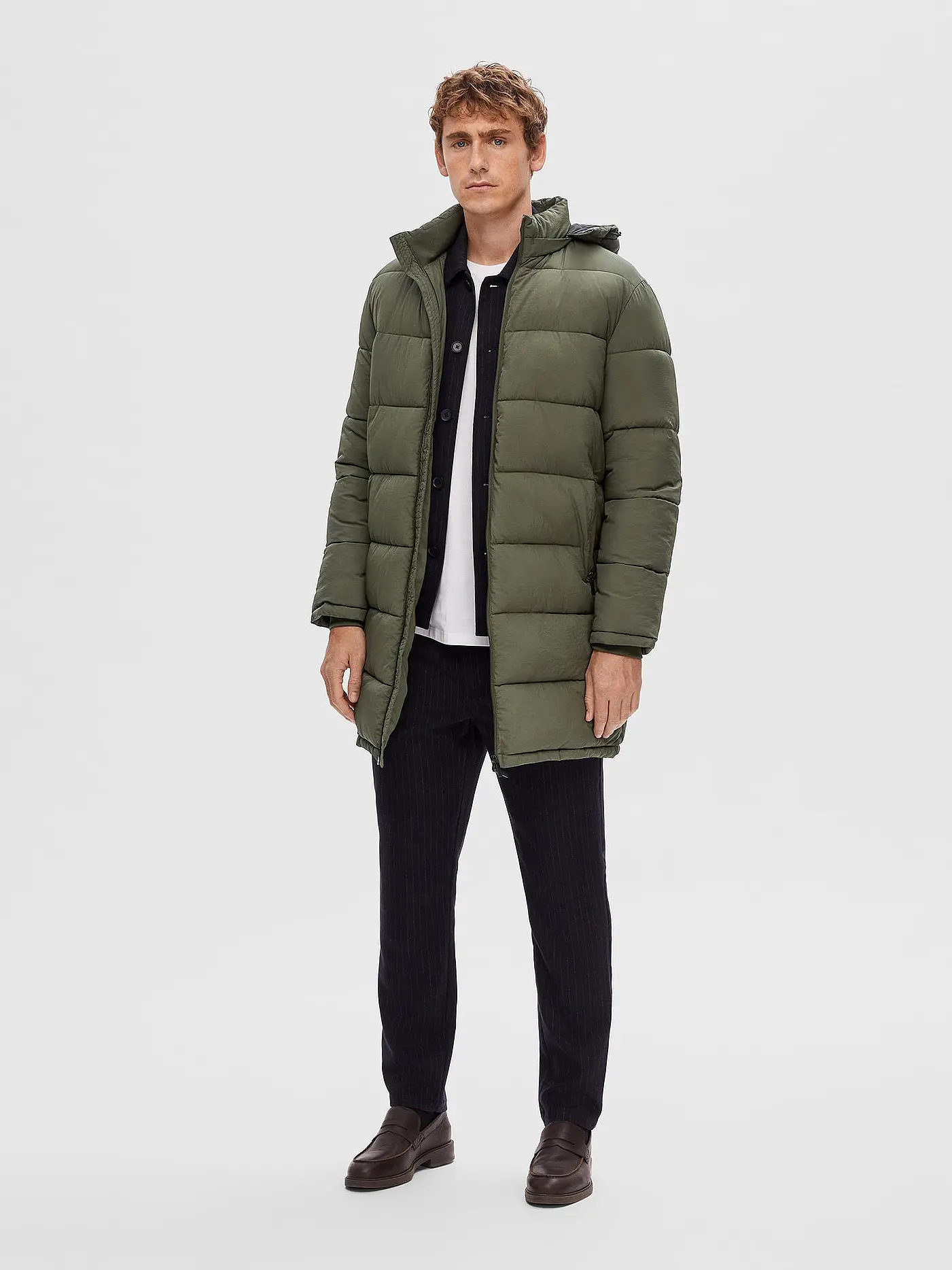 SELECTED | Steppmantel SLHCOOPER | olive